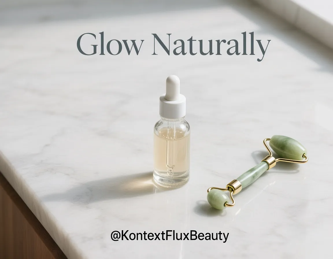 A stylish social media post for a beauty brand, featuring product and clean text generated by Hunyuan Image 3.0.