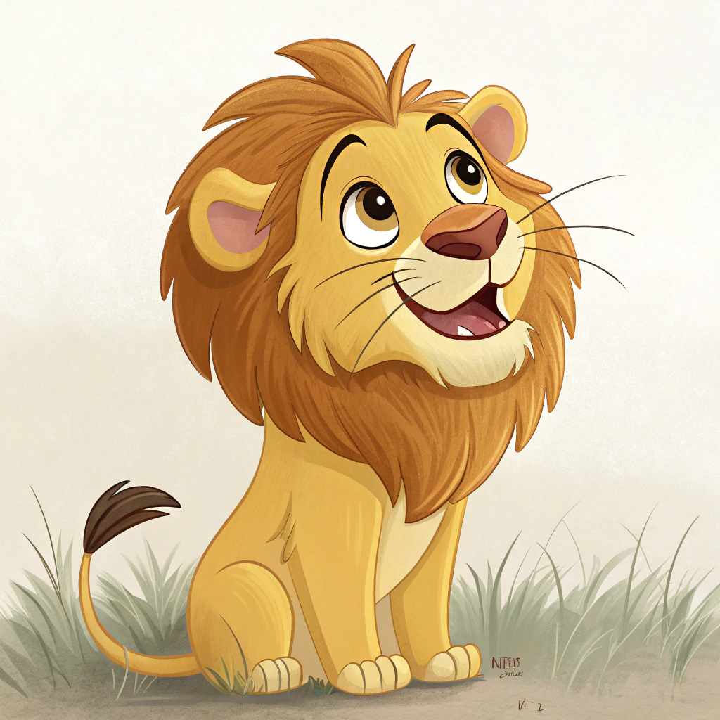 Fabric style lion raw