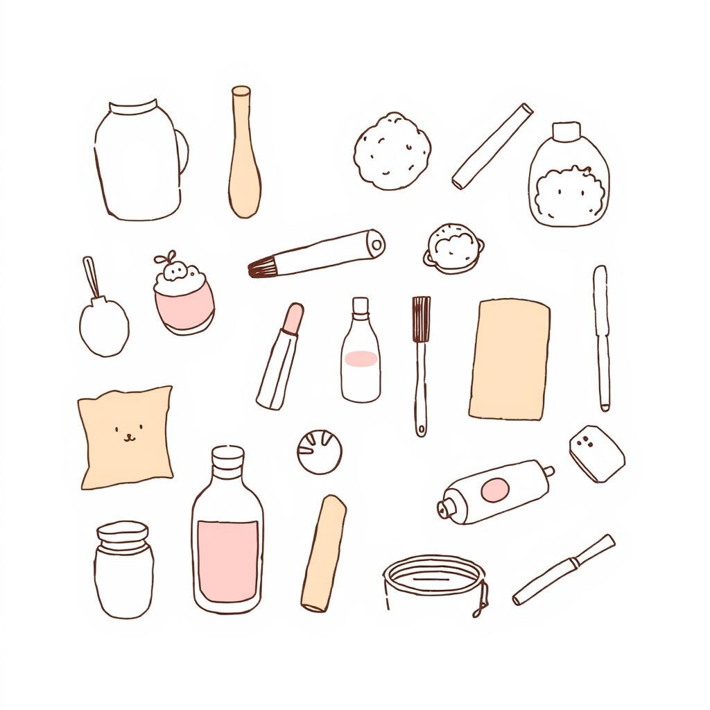 Irasutoya style everyday objects