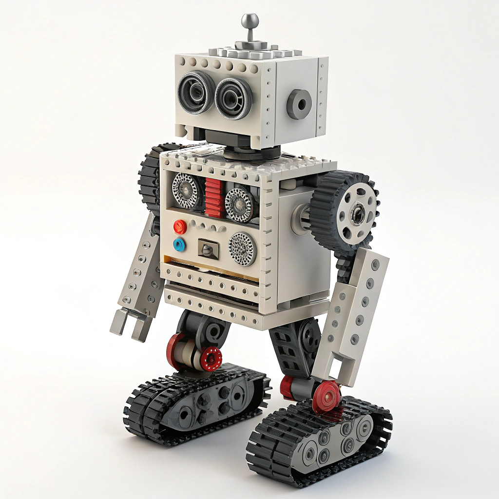 LEGO style futuristic robot